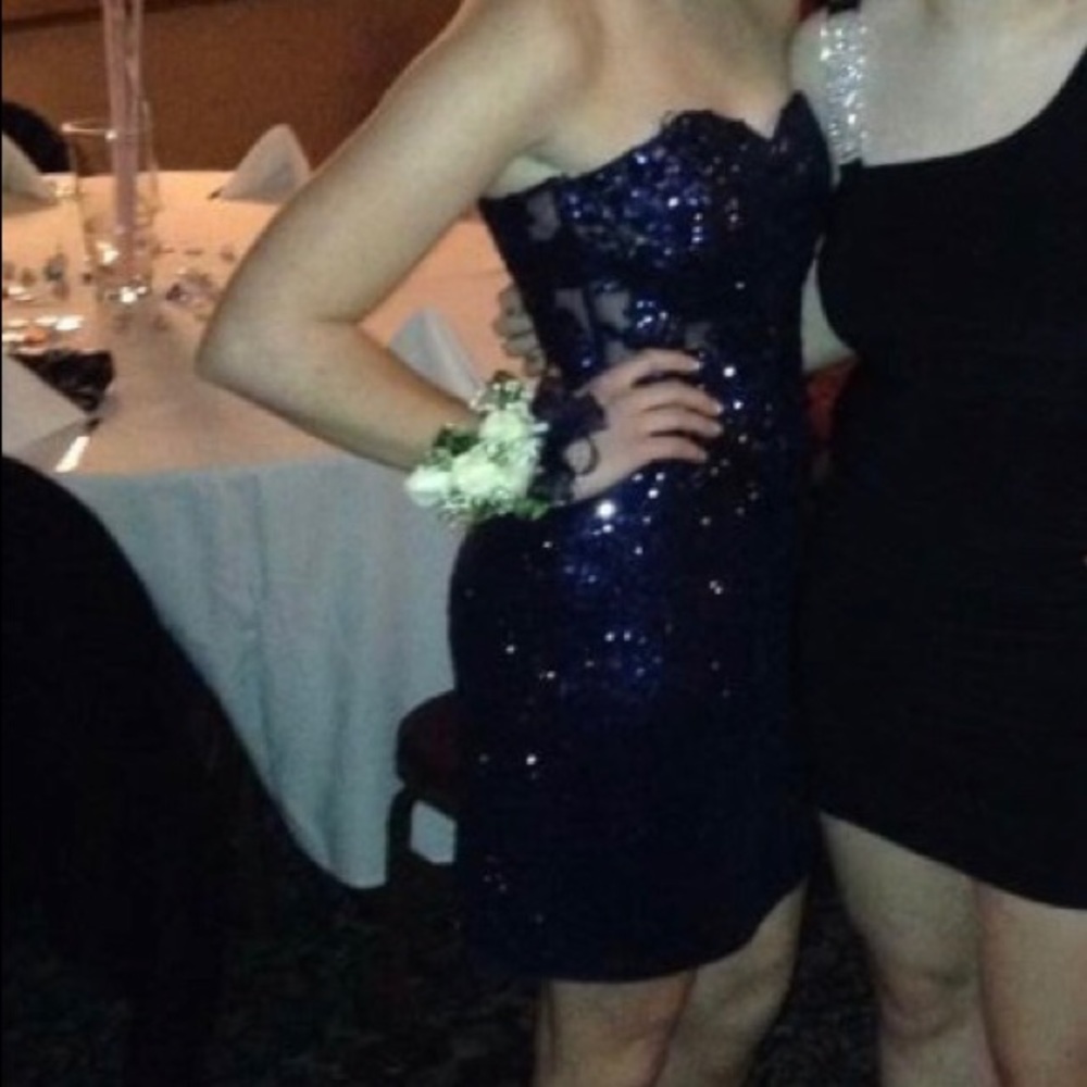 Navy Homecoming/Ball/Semi-formal Dress